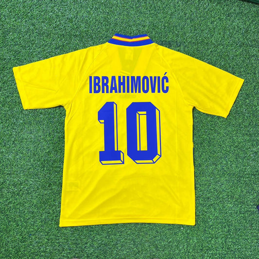 Ensemble maillot de football rétro Zlatan Ibrahimovic Suède