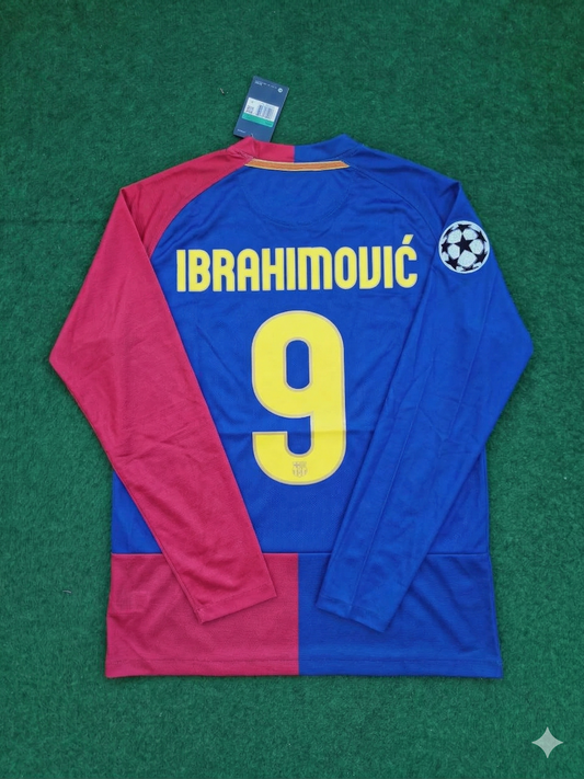 Maillot Rétro Zlatan Ibrahimovic Barcelone Finale de la Ligue des Champions 2009